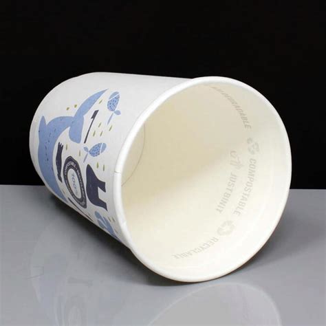 Oz Aqueous Double Wall Compostable Coffee Cups