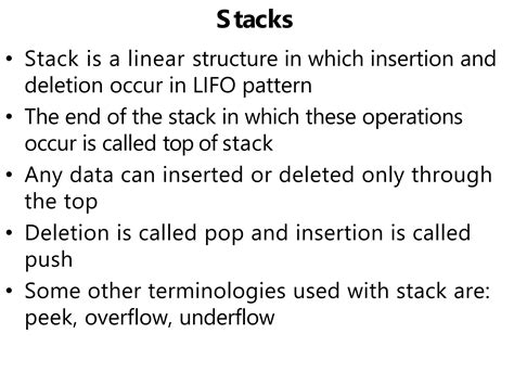 7 2 Data Structures Ii Stacks Queuespptx