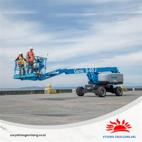 Jasa Sewa Telescopic Boom Lift Harga Murah Oleh Pt Surya Trias Gemilang