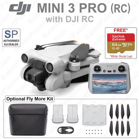 DJI Mini 3 Pro Ultralight Foldable 3 Axis Gimbal 4K Camera Drone