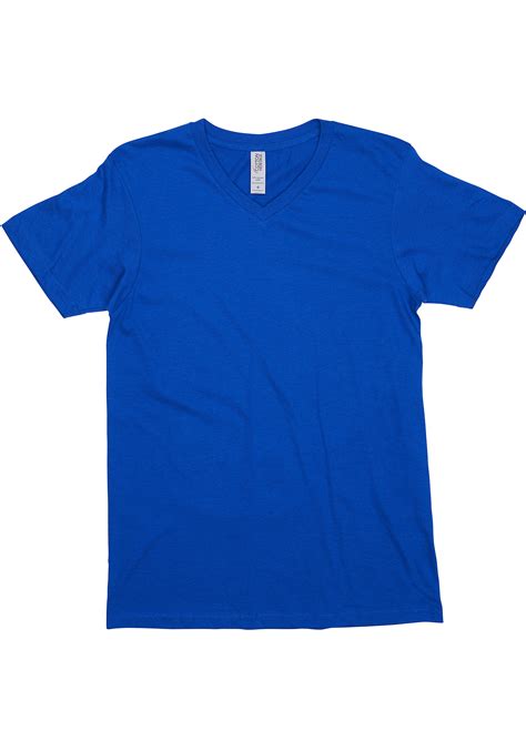 Mens V Neck T Shirt Cotton Heritage