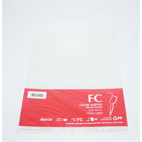 Jual Map Clear Sleeves Daiichi Ukuran Folio Bening Isi Shopee