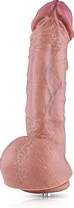Amazon Hismith 12 6 Dual Density Ultra Realistic Dildo Medium Textured 9 4 Insert Able