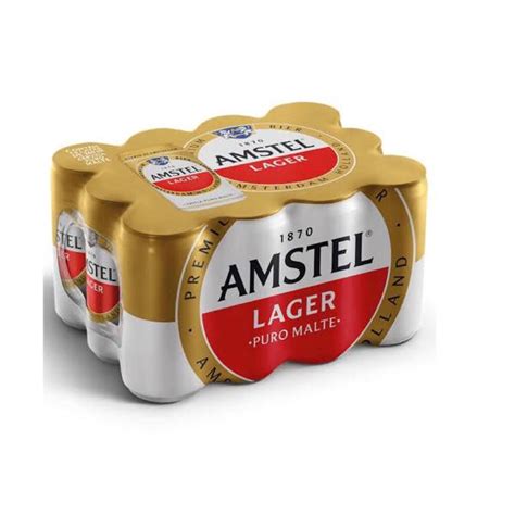 Cerveja Amstel Lager Puro Malte 473ml Cx 12 Unidades Supermercado Diniz