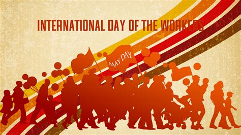 Download International Workers May Day Wallpaper