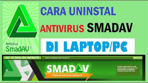 Cara Menghapus Uninstall Antivirus Smadav Di Windows Sampai Ke