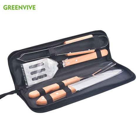 Pcs Stainless Steel Barbecue Fork Tongs Skewer Sets Bbq Sale