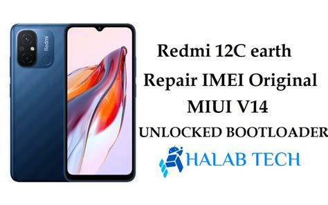 Halabtech Redmi C Earth Repair Imei Original Unlocked