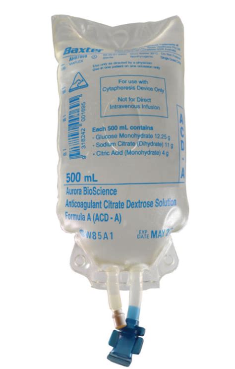 Acd A Anticoagulant Solution Aurora Bioscience