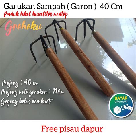 Garukan Sampah Ukuran Sedang Garon Garpu Sampah Dan Got Alat