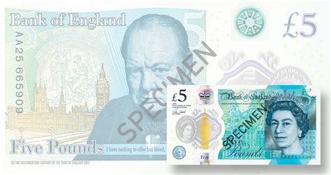 The Bank Of England Has Unveiled Its New £5 Churchill Note