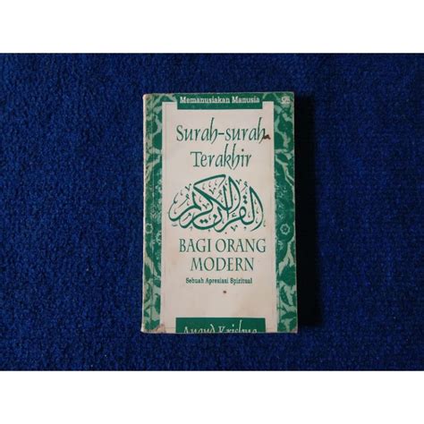 Jual Surah Surah Terakhir Bagi Orang Modern Anand Krisna Shopee