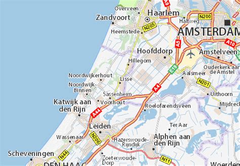 Map of Lisse - Michelin Lisse map - ViaMichelin