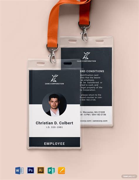 Two Id Cards With Lanyards Attached To Them On A Pink Background One