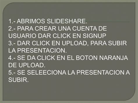 Como Subir Presentaciones De Power Point A Slideshare Ppt