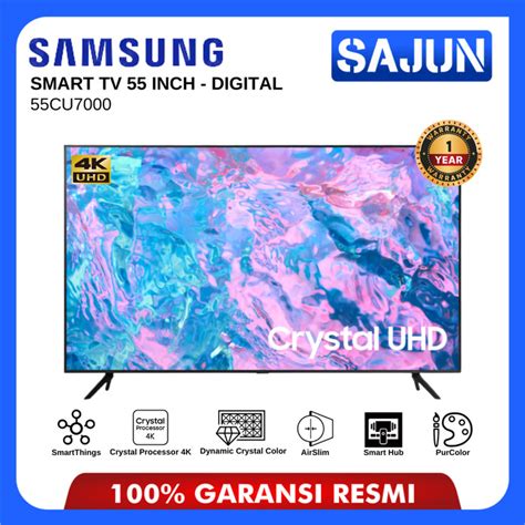 Jual Samsung 55cu7000 Crystal 4k Uhd Smart Tv 55 Inch Ua55cu7000