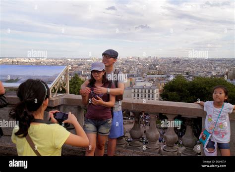 Paris France Europe French Th Arrondissement Montmatre View From La