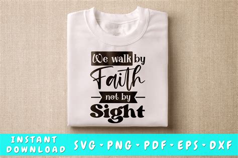 We Walk By Faith By Not Sight Svg By Lemonstudiocreations Thehungryjpeg