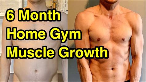 6 Month Body Transformation From A Simple Home Gym And Simple Workouts