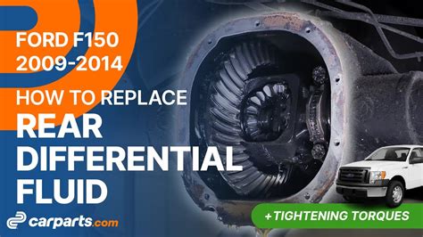 How To Replace The Rear Differential Fluid Ford F Youtube