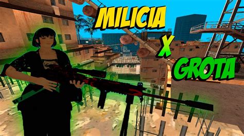 MILÍCIA INVADINDO A FAVELA DA GROTA GTA MTA BCR YouTube