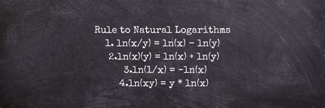 Natural Log Rules with e - Elimu Centre