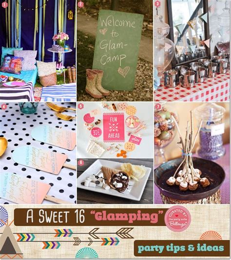 Glamping Sweet 16 Sleepover Ideas And Tips Featured On The Party