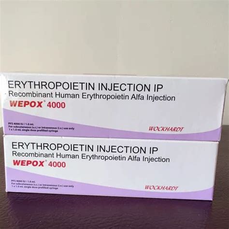 Wepox Recombinant Human Erythropoietin Injection Iu Prescription