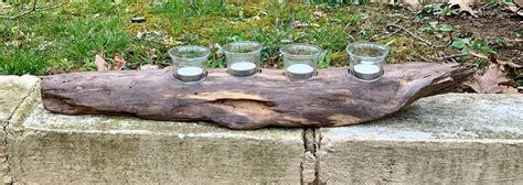 Rustic Centerpiece Rustic Candle Holder Driftwood Reclaimed - Etsy