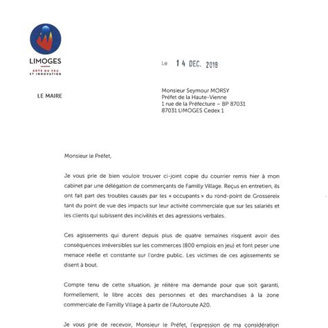 Exemple De Lettre Pour Le Pr Fet Guide Complet Administration