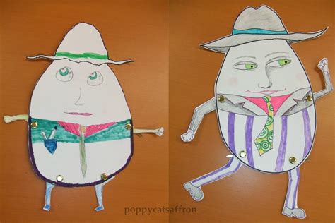 PoppyCat News: Art Lesson - Easter Egg Humpty Dumpty