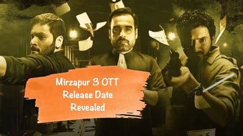 Mirzapur 3 Release Date Mirzapur 3 Web Series Star Cast Ott Web Series New Season Youtube