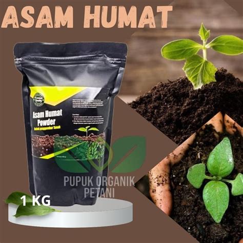 Jual Terbaru Pupuk Asam Humat 1 Kg Pembenah Tanah Untuk Semua Tanaman