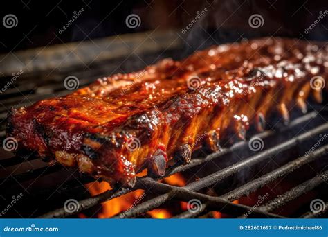 Sizzling Bbq Ribs Stock Image Image Of Food Gourmet