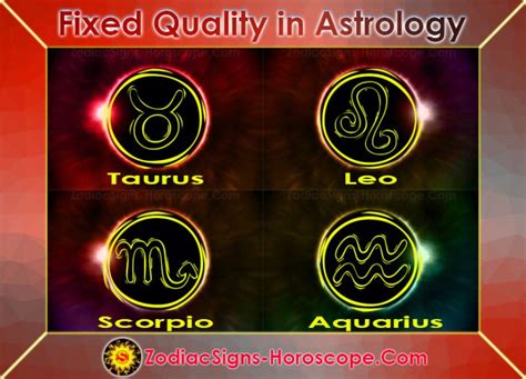 Fixed Signs: Fixed Quality in Astrology | Fixed Signs Meaning