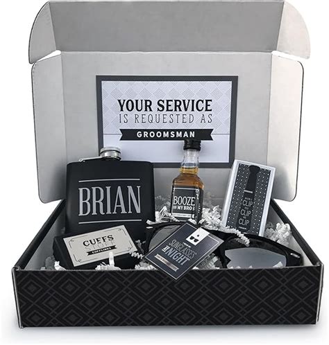 Will You Be My Groomsman Box Personalized Best Man Proposal Gift