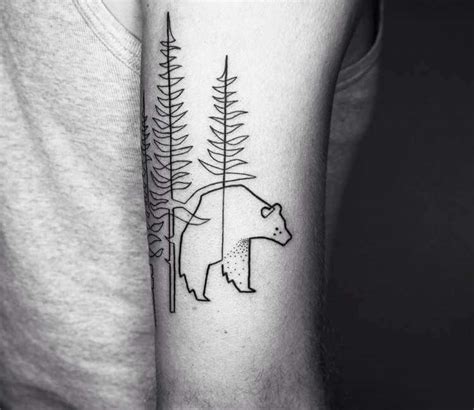 Bear In Forest Tattoo By Mo Ganji Post 23590