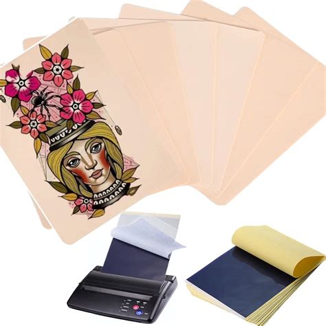 Amazon Pcs Tattoo Skins With Transfer Paper Pcs Tattoo