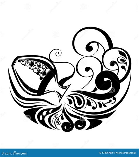 Zodiac Sign Of Aquarius. Tattoo Design. Stock Photography - Image: 17476782