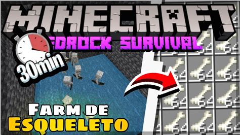 FIZ UMA FARM DE ESQUELETO EP5 BEDROCK SURVIVAL Minecraft Pocket