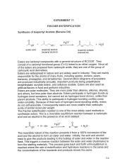 Synthesis Of Isopentyl Acetate Banana Oil A Guide To Fischer