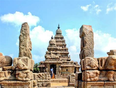 Templo De La Orilla Templos Antiguos Del Patrimonio Mundial Mahabalipuram