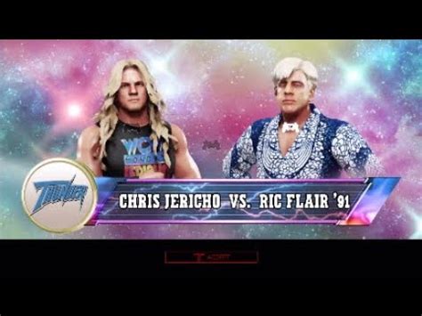 WCW2K19 January Week 1 WCW Thunder Match 3 Chris Jericho Vs Ric Flair