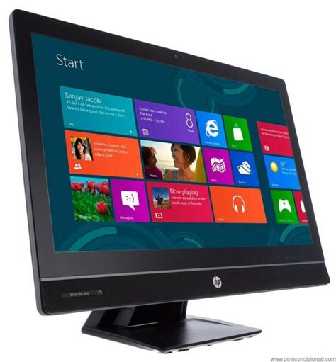 ALL IN ONE HP ELITEONE 800 G1 TOUCHSCREEN 23 FULL HD CORE I5 4570S RAM