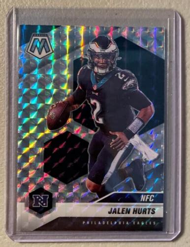 Panini Mosaic Jalen Hurt Silver Prizm Eagles Ebay