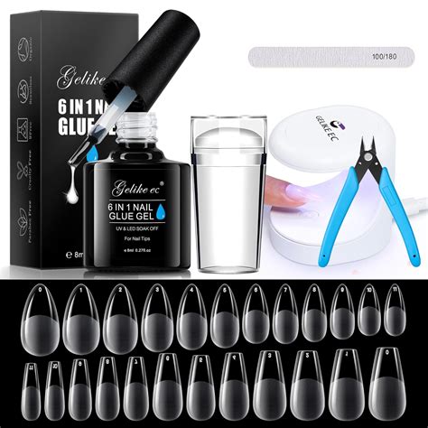 Gelike Ec Soft Gel Nail Tip And Glue Gel Kit Gel X Nail