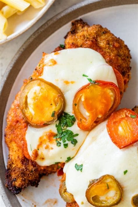 Easy Chicken Parmesan With Vodka Sauce L Skinnytaste