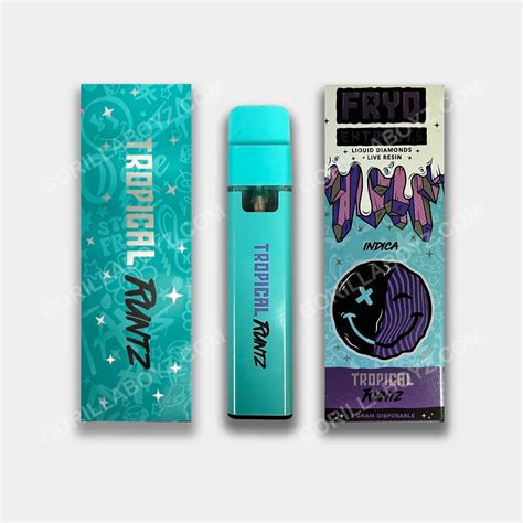 Fryd Tropical Runtz Empty Disposable Carts – Gorilla Boyz Inc