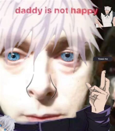 Daddy Is Not Happy In 2024 Goofy Face Funny Anime Pics Really