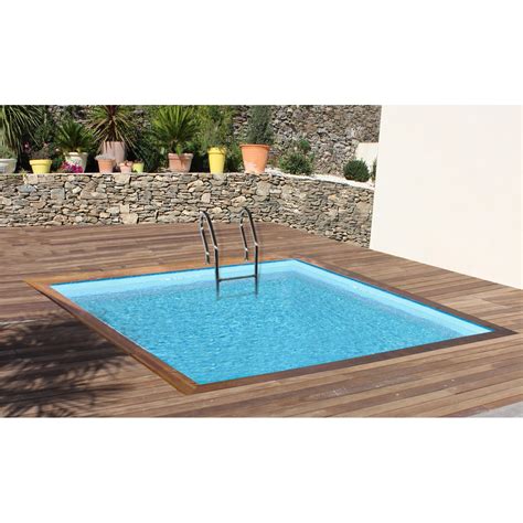 Piscina In Legno Fuori Terra Carra X X Cm Quadrata Obi